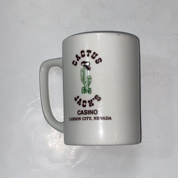 VTG Collectable Coffee & Tea Cup Mug  Cactus Jack’s Casino Carson City Nevada - Picture 4 of 9